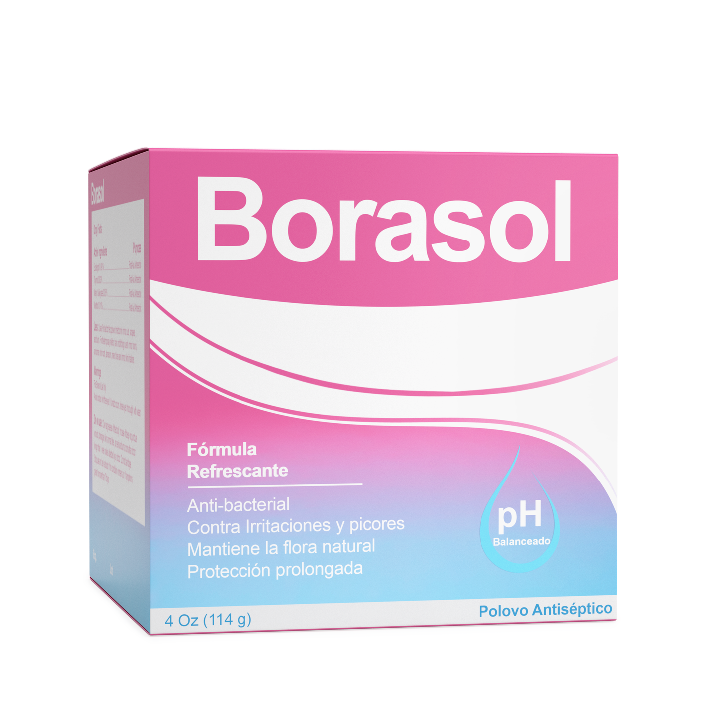 Borasol ®️ Antispectic Powder • Antiseptic Powder Against Infection For Minor Cuts, Scrapes, Burns & Vaginal Hygiene • 1x114gr