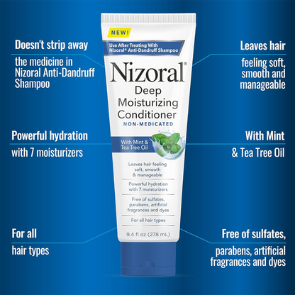 Nizoral ®️ Deep Moisturizing Conditioner • Moisturizing Conditioner For Soft, Smoot & Manageable Hair • 1x278ml