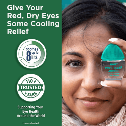 Rohto ®️ Cooling Eye Drops Cool Relief • Oogdruppels Tegen Rode Ogen & Droge Ogen • 1x13ml